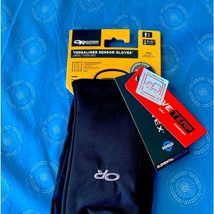 Outdoor Research gloves, touch screen compatible, with removable rain shell
